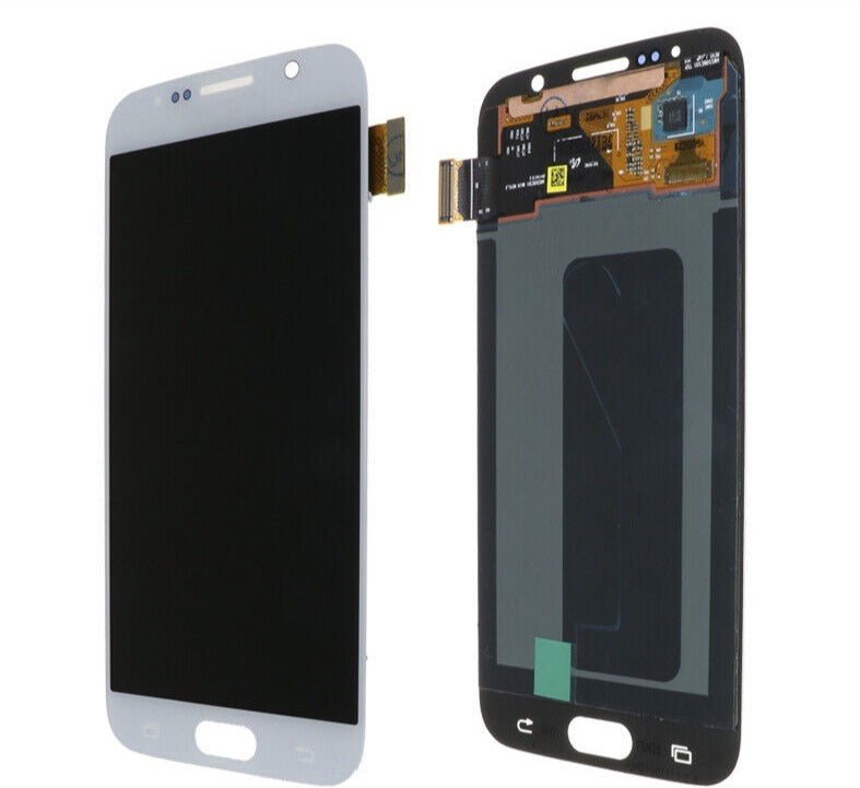 (Service Pack) LCD With Digitiser For Samsung G920F Galaxy S6 White